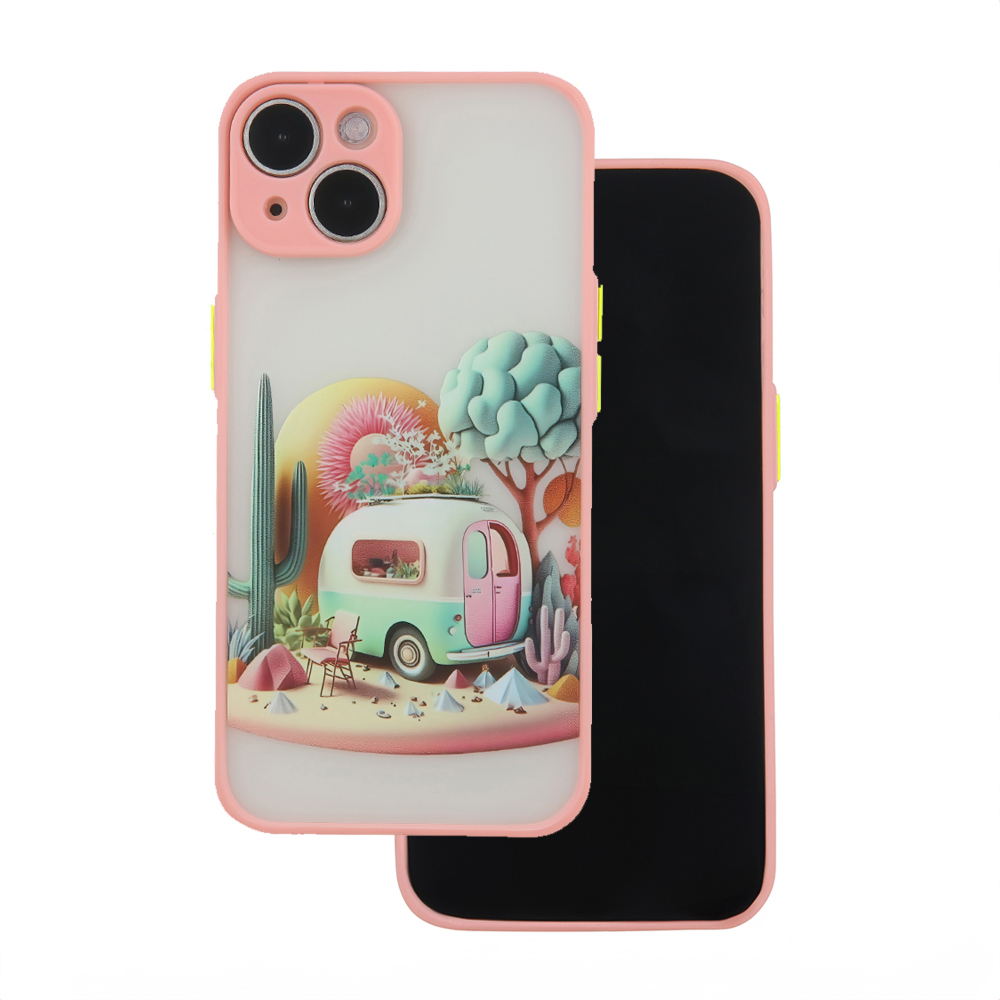 Nak�adka Ultra Trendy Travel r�owy Apple iPhone 14