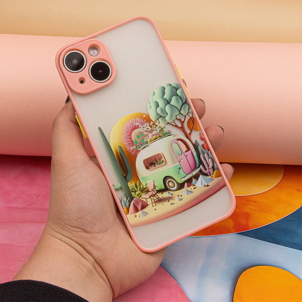 Nak�adka Ultra Trendy Travel r�owy Apple iPhone 14 Pro / 8