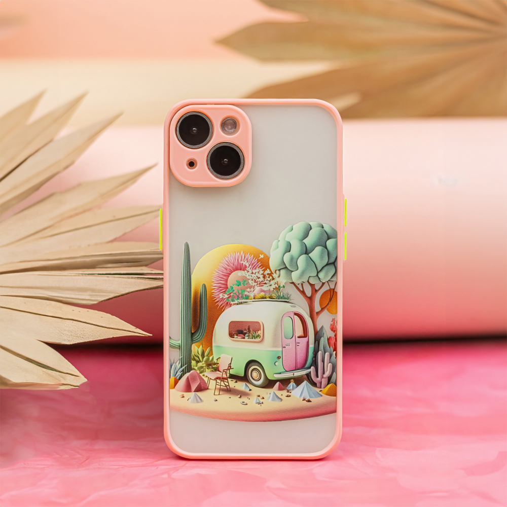 Nak�adka Ultra Trendy Travel r�owy Apple iPhone 15 Pro / 11