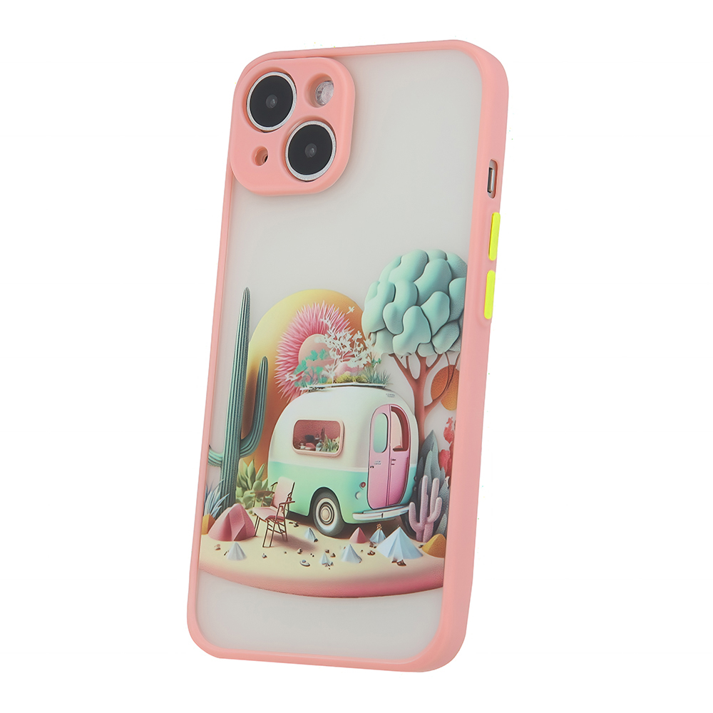 Nak�adka Ultra Trendy Travel r�owy Apple iPhone 15 Pro / 3