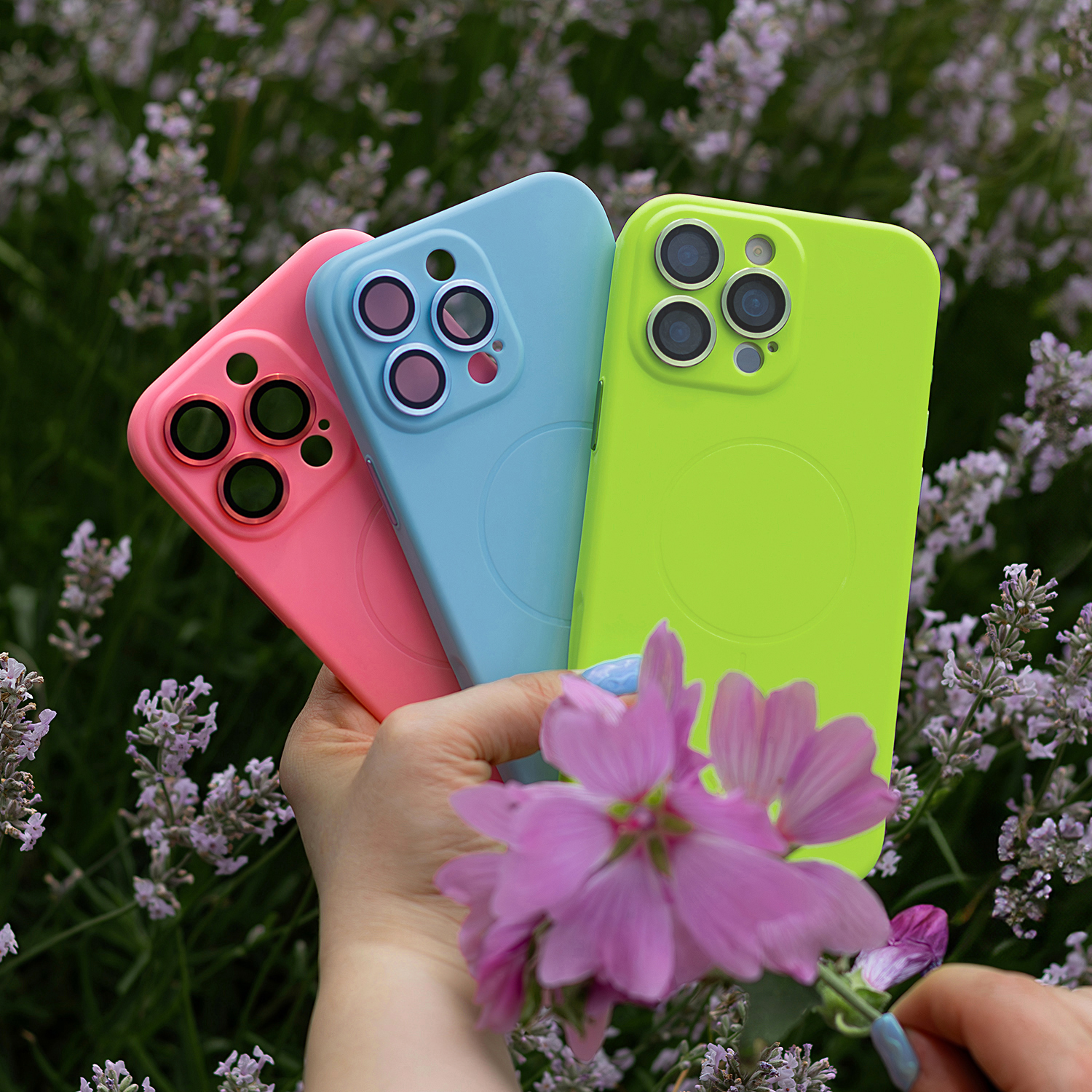 Nak�adka Ultra Trendy Vivid Thin Mag r�owa Apple iPhone 16 Pro Max / 7