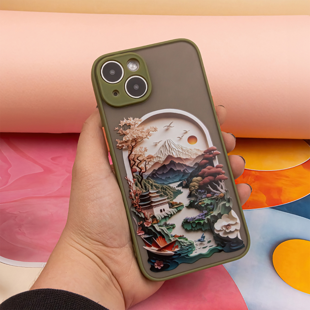 Nak�adka Ultra Trendy Travel zielony Apple iPhone 14 Pro / 12