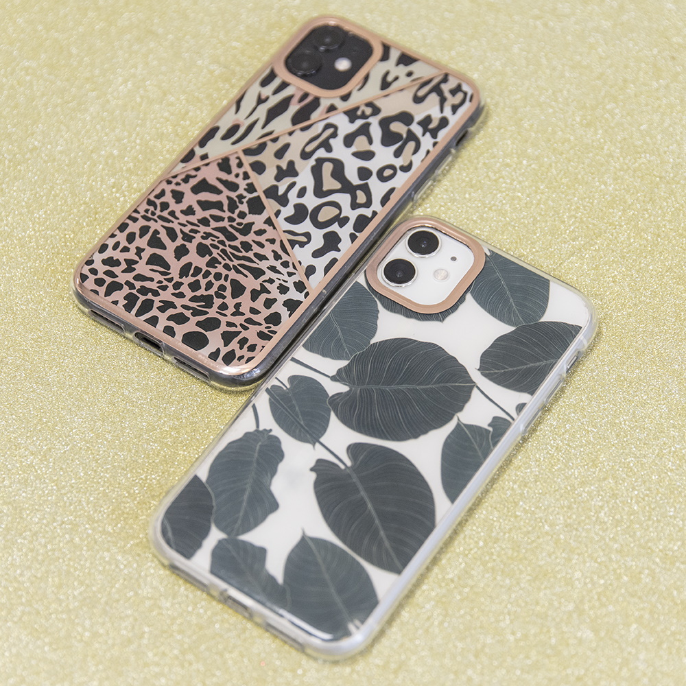 Nak�adka Ultra Trendy Zielone Li�cie Xiaomi Redmi 9T / 6