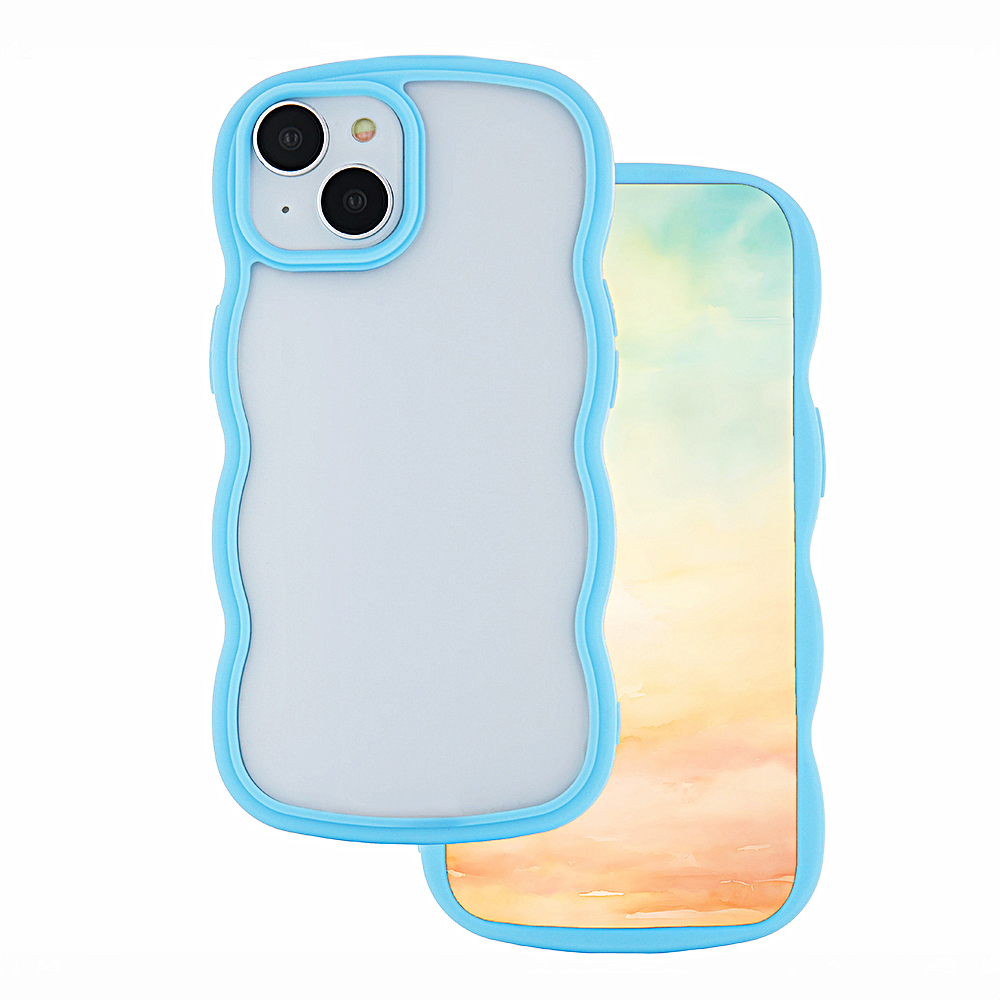 Nak�adka Wave niebieska Apple iPhone 15 Pro