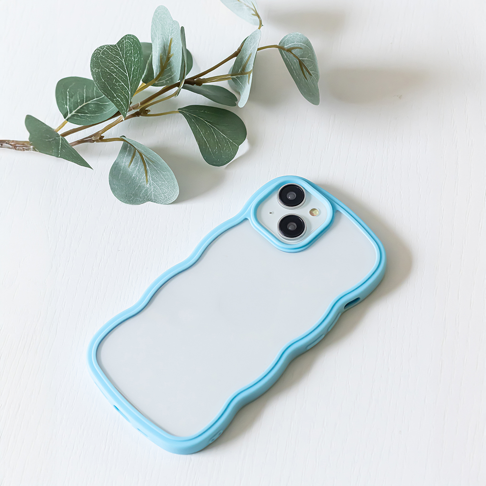 Nak�adka Wave niebieska Apple iPhone 15 Pro / 6