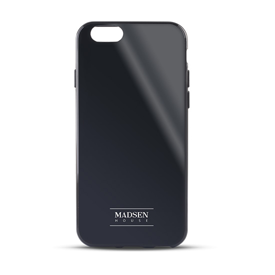 Nakadka z mikkiego silikonu Madsen House czarna Apple iPhone 6s / 2