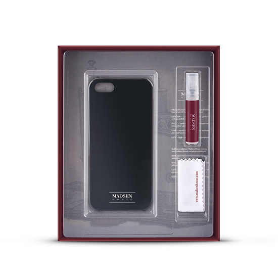 Nak�adka z mi�kkiego silikonu Madsen House czarna Apple iPhone 6s / 5