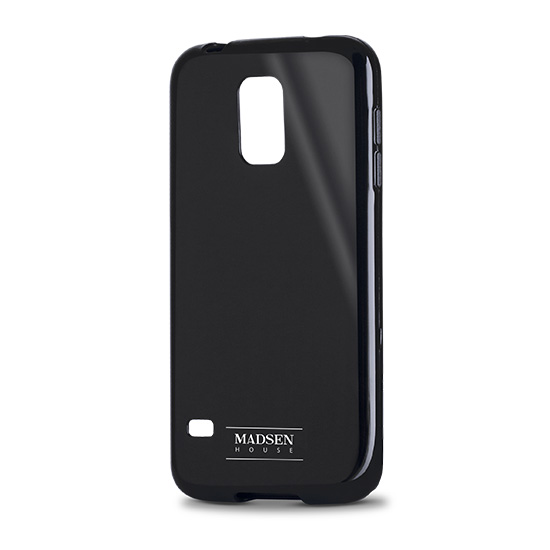 Nak�adka z mi�kkiego silikonu Madsen House czarna Samsung Galaxy S5
