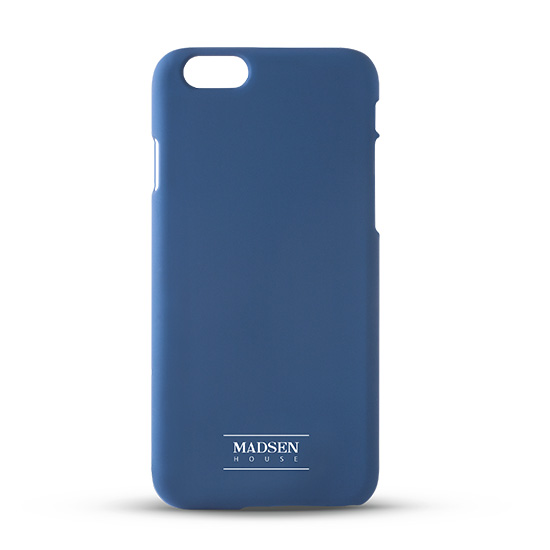 Nak�adka z satynowego plastiku Madsen House granatowa Apple iPhone 6s / 2