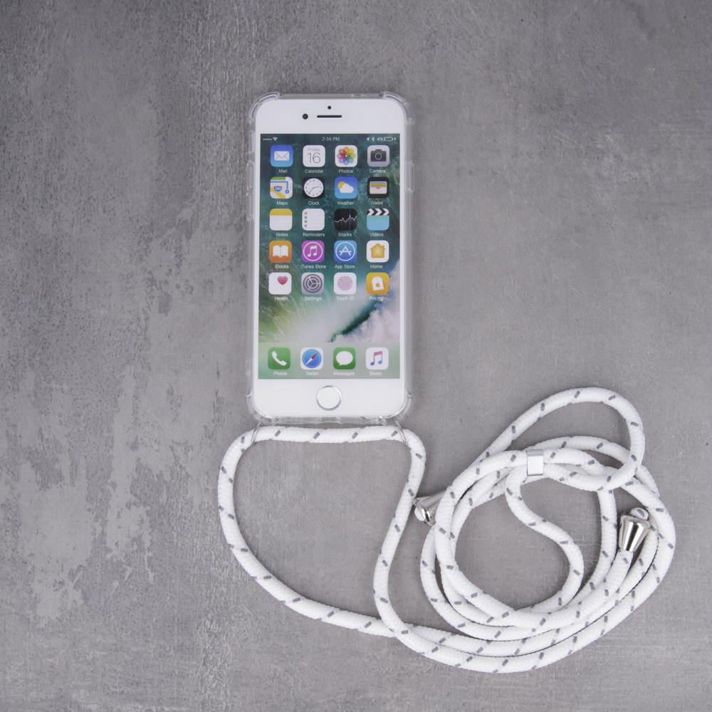 Nak�adka z tasiemk� bia�a Huawei P30 / 2