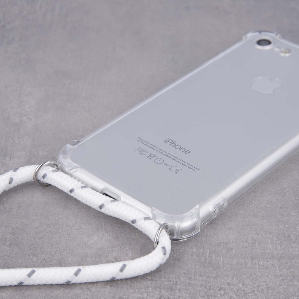 Nak�adka z tasiemk� bia�a Huawei P30 / 3