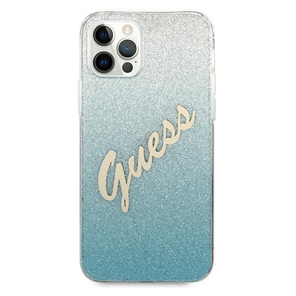  niebieskie hard case Glitter Gradient Script Apple iPhone 12 / 3