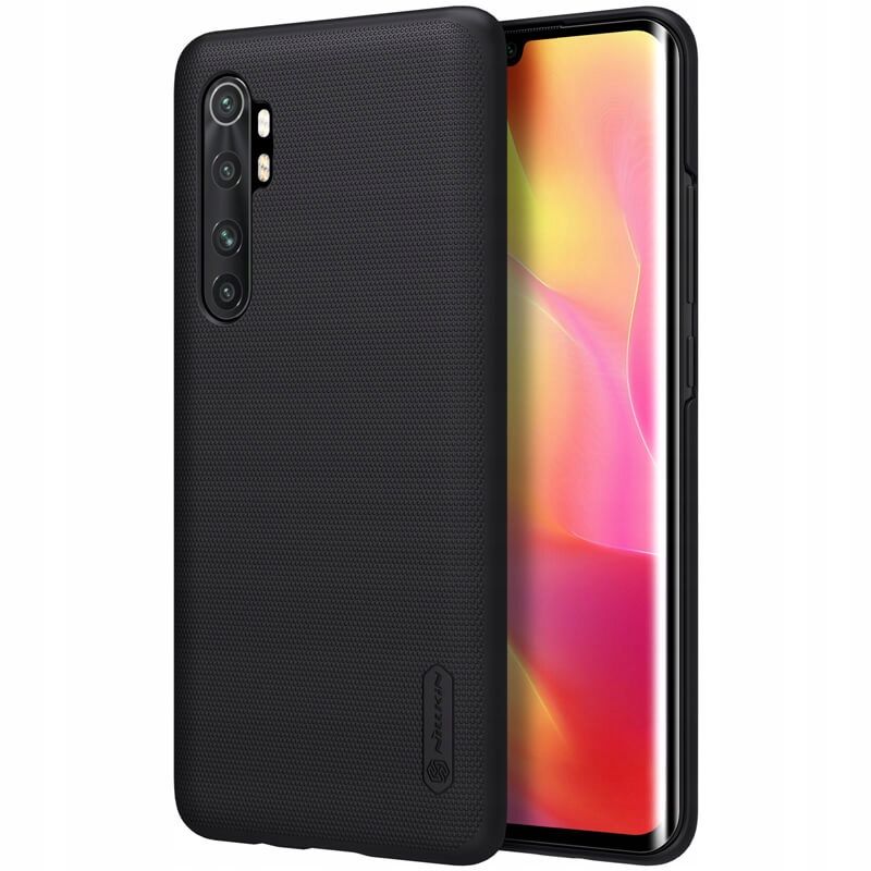 Nillkin Frosted Shield Czarne Xiaomi Mi Note 10 Lite