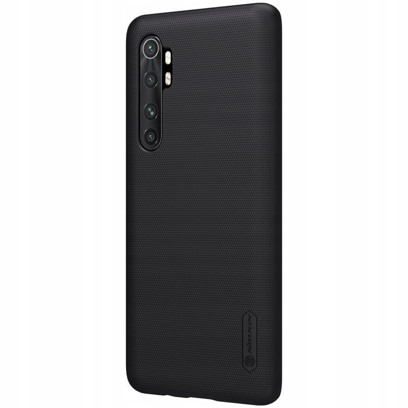Nillkin Frosted Shield Czarne Xiaomi Mi Note 10 Lite / 2