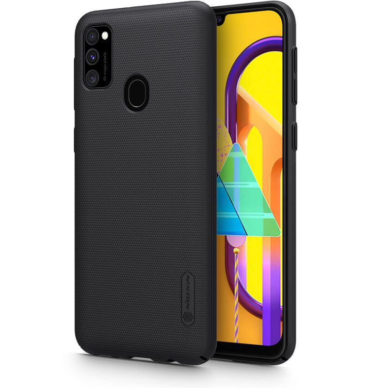 Nillkin Frosted Shield Galaxy M21 Czarne Samsung Galaxy M21