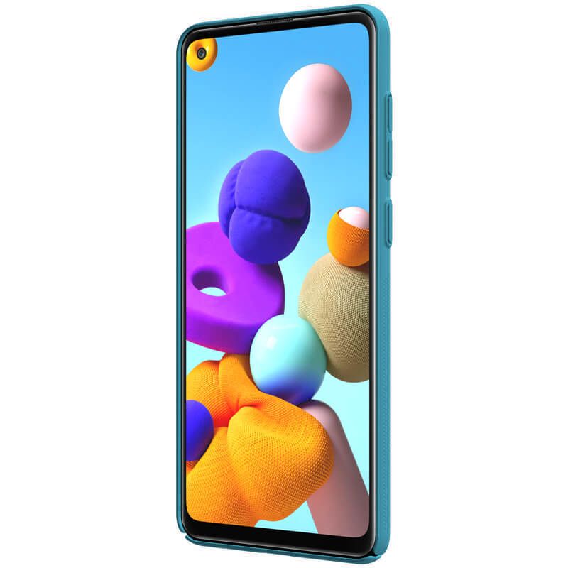 Nillkin Frosted Shield Niebieskie Samsung Galaxy A21s / 4
