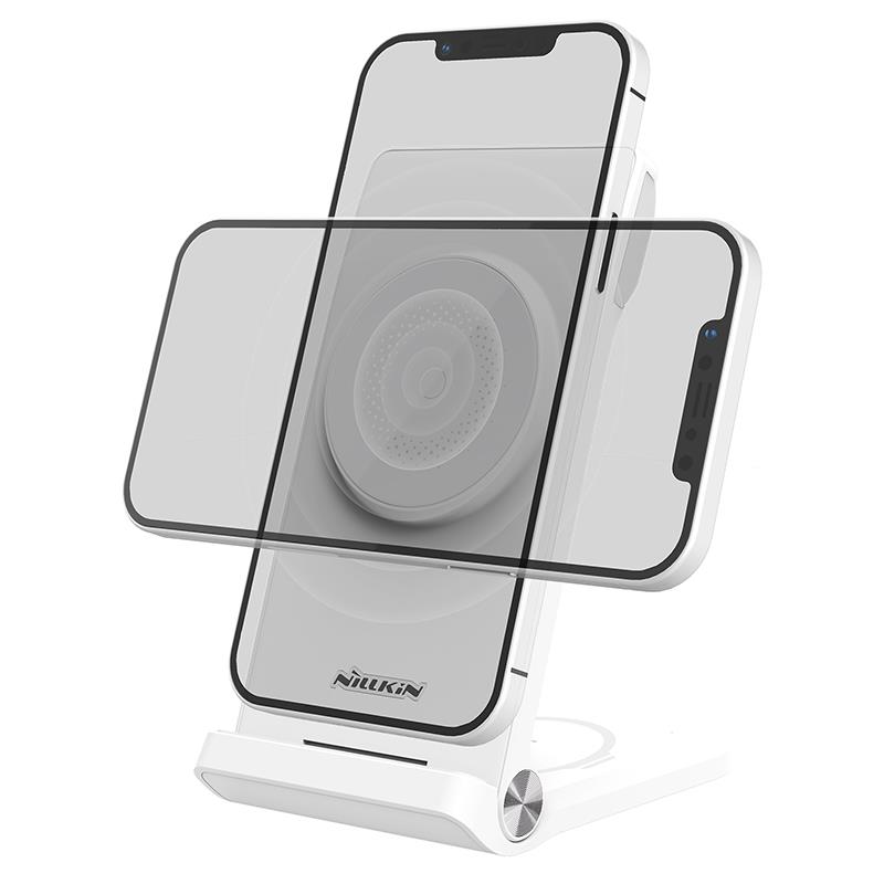 NILLKIN WIRELESS CHARGING PowerTrio 3w1 MFI, ko�c�wka do Apple, MagSafe / 4