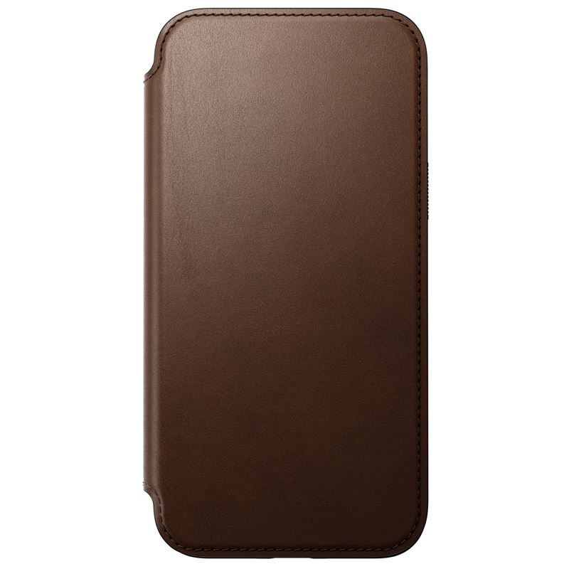 Nomad Modern Leather Folio Pokrowiec br�zowe Apple iPhone 15 Pro Max / 6