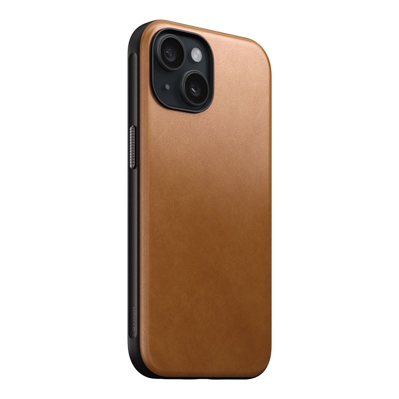 Nomad Modern Leather Pokrowiec br�zowe Apple iPhone 15 / 2