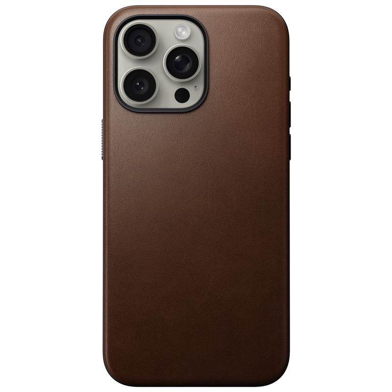 Nomad Modern Leather Pokrowiec br�zowe Apple iPhone 15 Pro Max