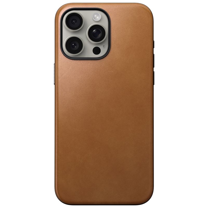 Nomad Modern Leather Pokrowiec br�zowe Apple iPhone 15 Pro Max