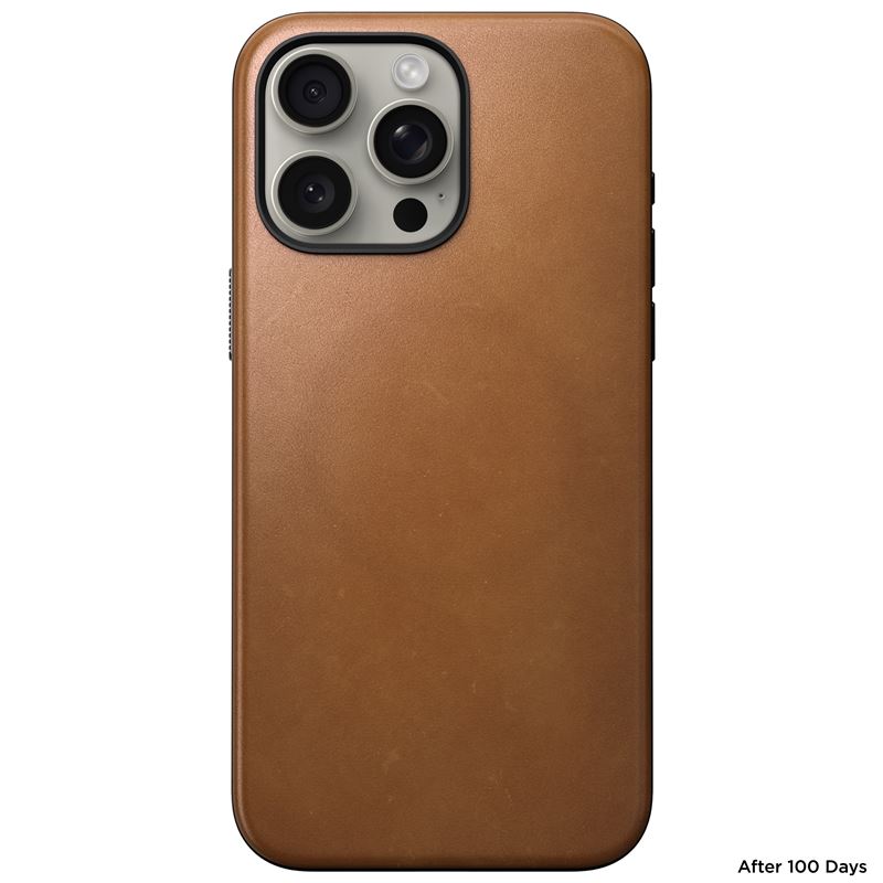 Nomad Modern Leather Pokrowiec br�zowe Apple iPhone 15 Pro Max / 4