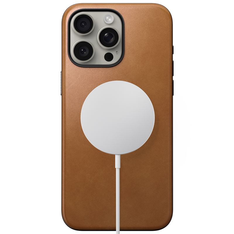 Nomad Modern Leather Pokrowiec br�zowe Apple iPhone 15 Pro Max / 5