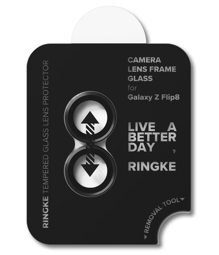 Os�ona Aparatu Ringke Camera Frame 2-pack czarne Samsung Galaxy Z Flip 8 / 4