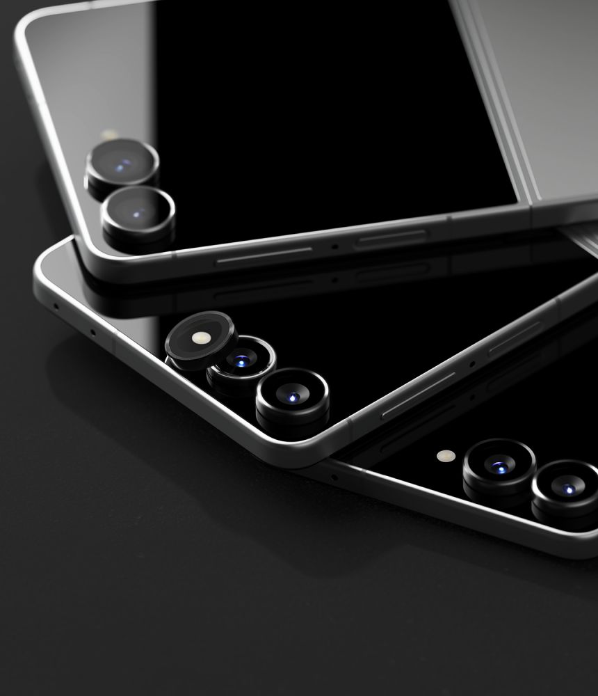 Os�ona Aparatu Ringke Camera Frame 2-pack czarne Samsung Galaxy Z Flip 8 / 6