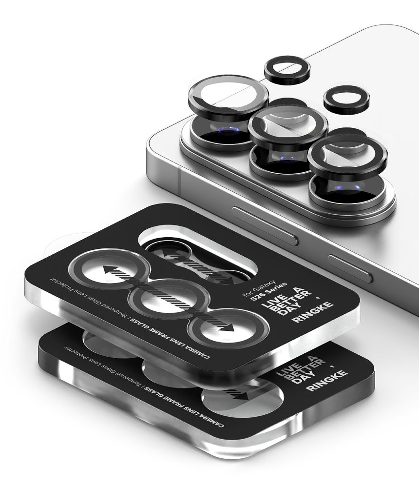 Os�ona Aparatu Ringke Camera Frame Protector 2-pack czarne Samsung Galaxy S26 Ultra / 4