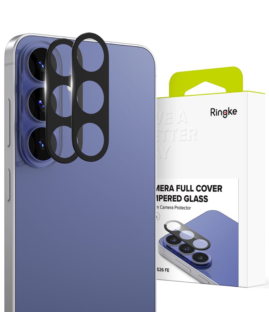 Os�ona Aparatu Ringke Camera Full Cover 2-pack czarne Samsung Galaxy S26 FE