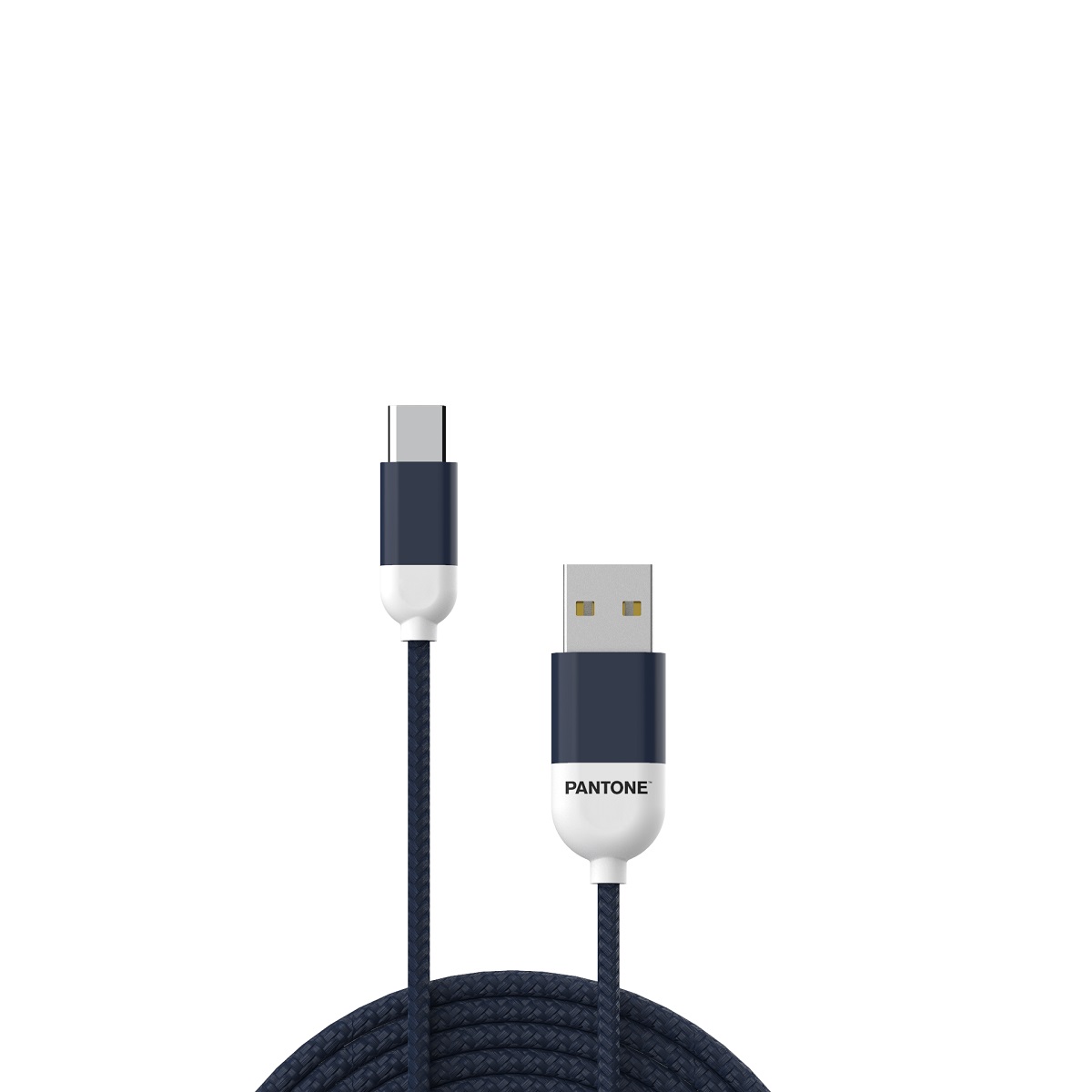 PANTONE kabel USB - USB-C 1,5m 2,4A PT-TC001-5 Navy 2380C