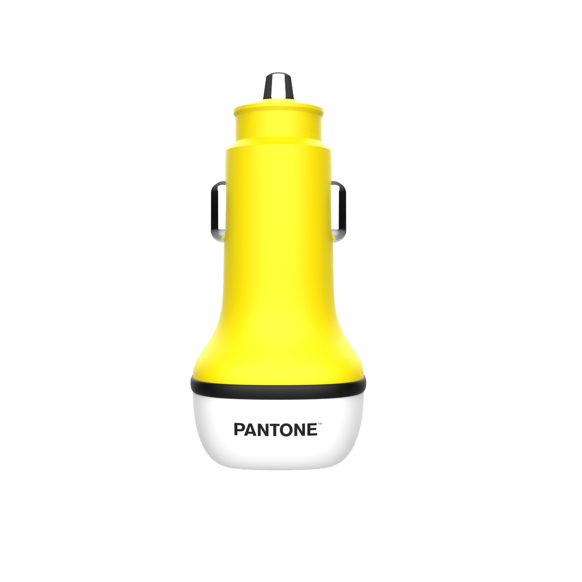 PANTONE adowarka samochodowa38W PD QC 1x USB 1x USB-C PT-PDDC05 Yellow 102C
