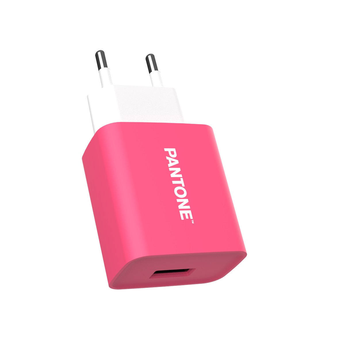 PANTONE �adowarka sieciowa 2A 1x USB PT-AC1USB Pink 184C