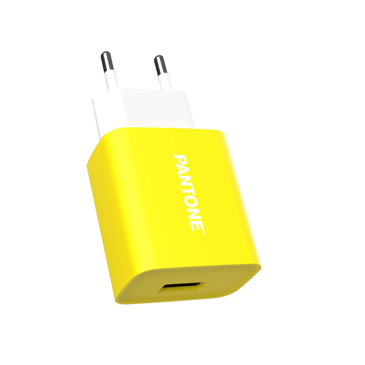PANTONE adowarka sieciowa 2A 1x USB PT-AC1USB Yellow 102C