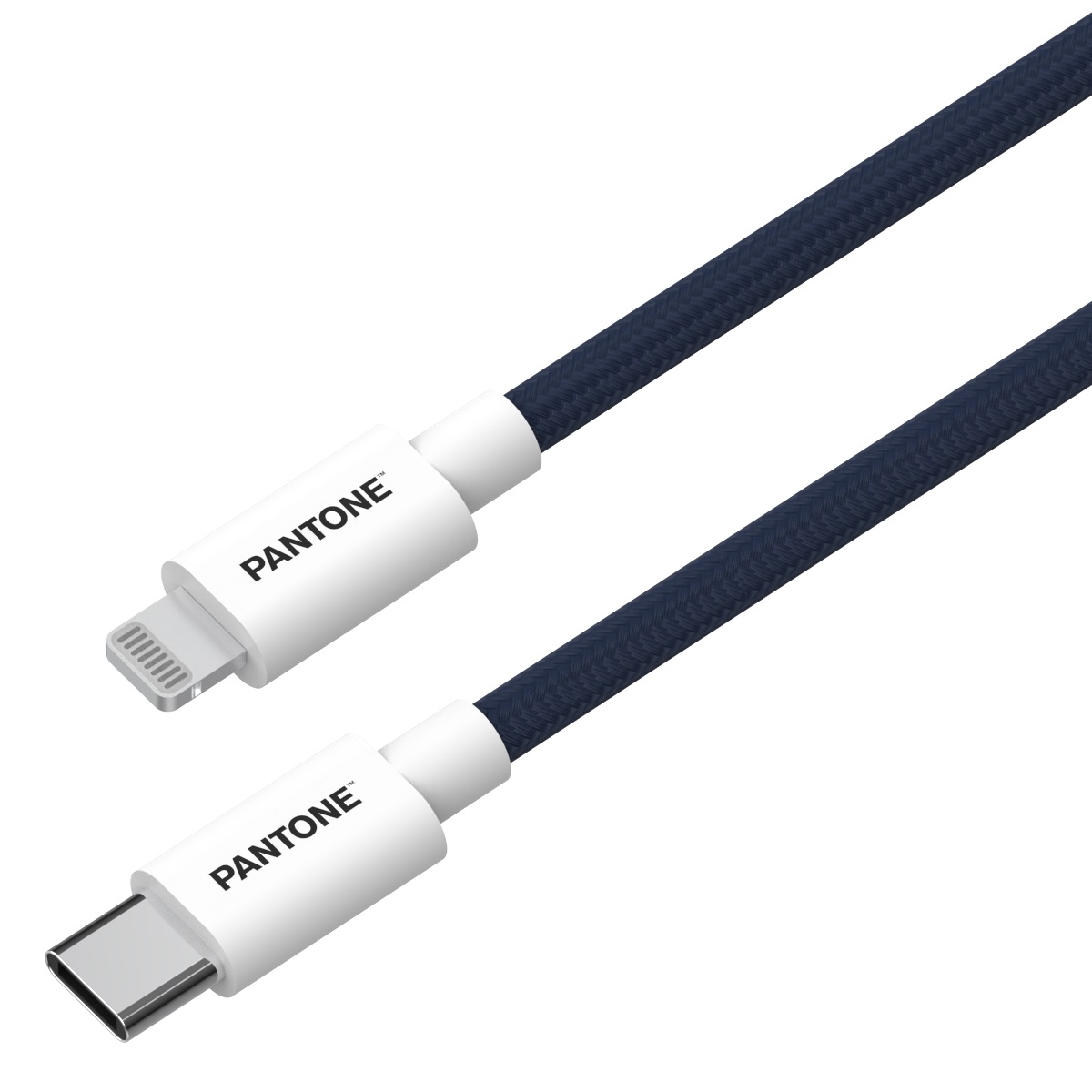 PANTONE MFi kabel Lightning - USB-C 1,5m PT-CTL002-5 Navy 2380C / 2