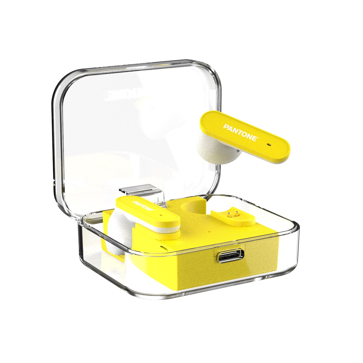PANTONE s�uchawki Bluetooth TWS PT-TWS011 Yellow 102C / 3