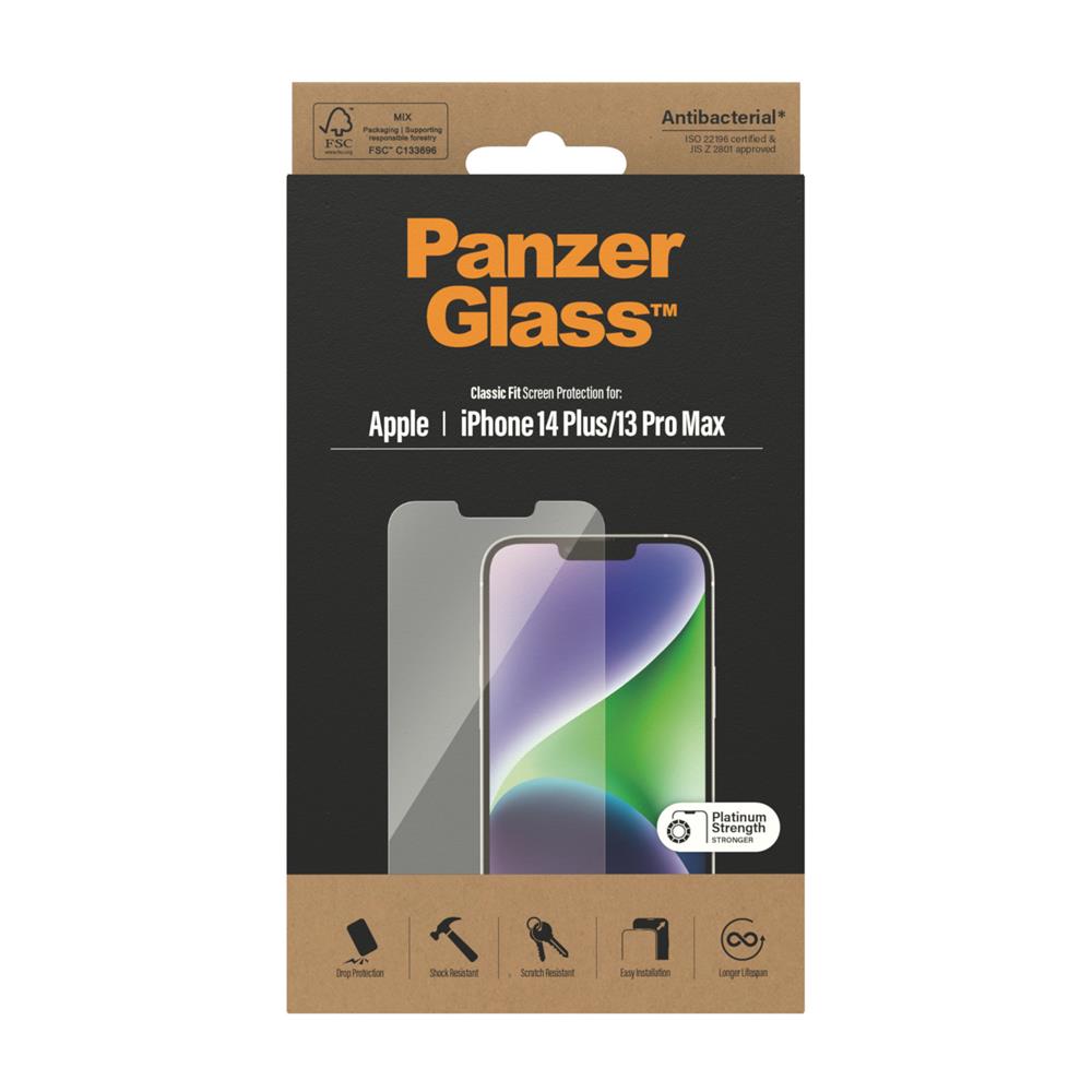 PanzerGlass szko antybakteryjne Classic Fit Apple iPhone 14 Max / 3