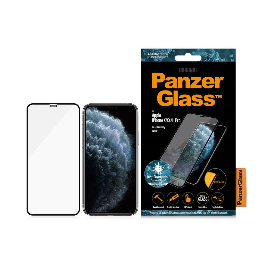 PanzerGlass szk�o hartowane Ultra-Wide Fit Apple iPhone X / 4