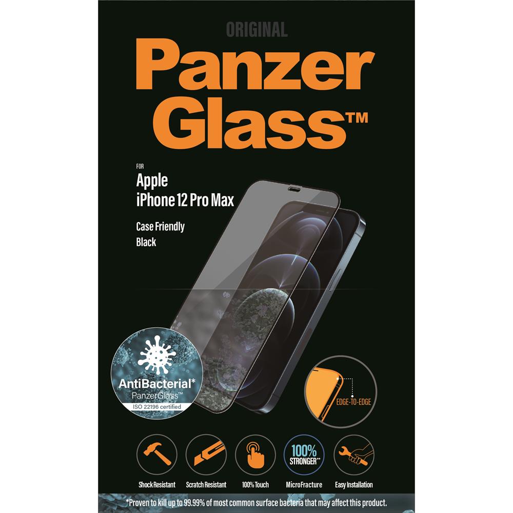 PanzerGlass szko hartowane Ultra-Wide Fit Apple iPhone 12 Pro Max (6.7 cali) / 9