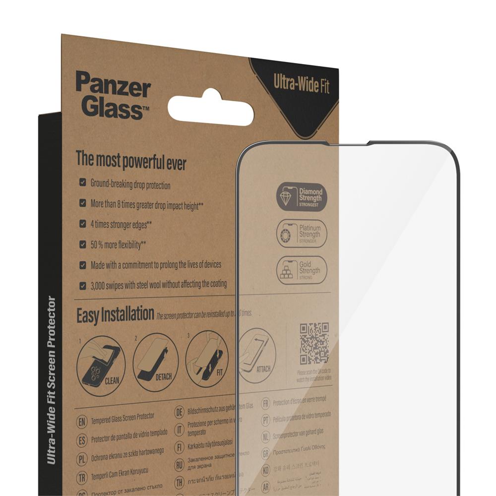 PanzerGlass szko hartowane Ultra-Wide Fit Apple iPhone 13 / 6