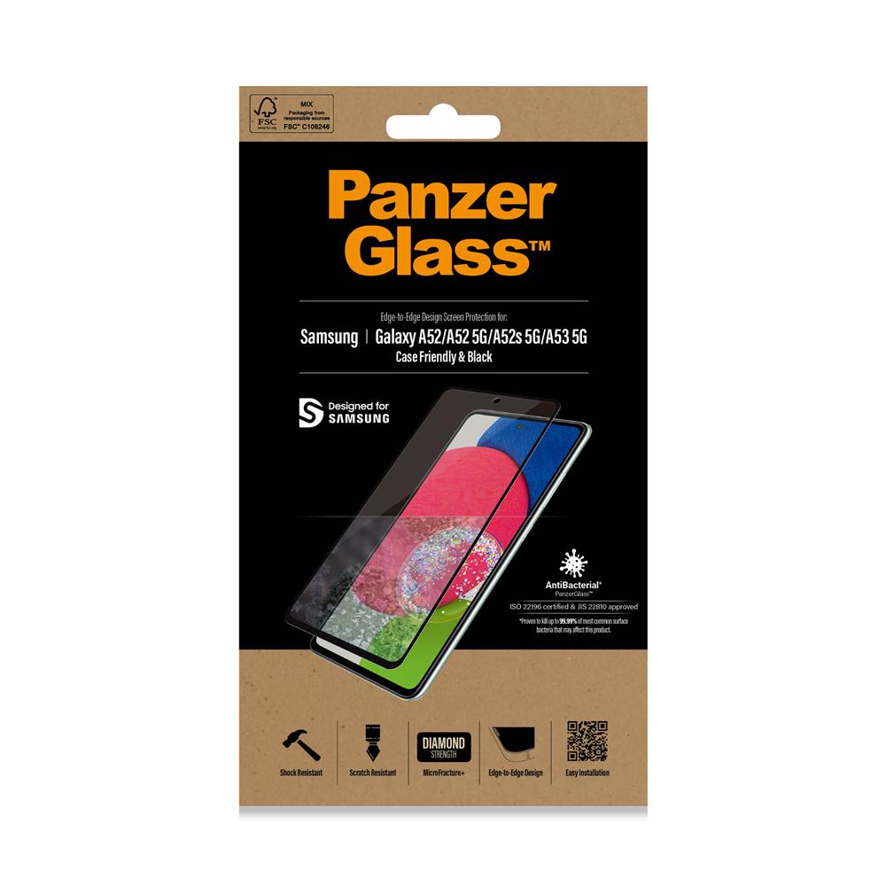 PanzerGlass szko hartowane Ultra-Wide Fit Samsung A52 / 2