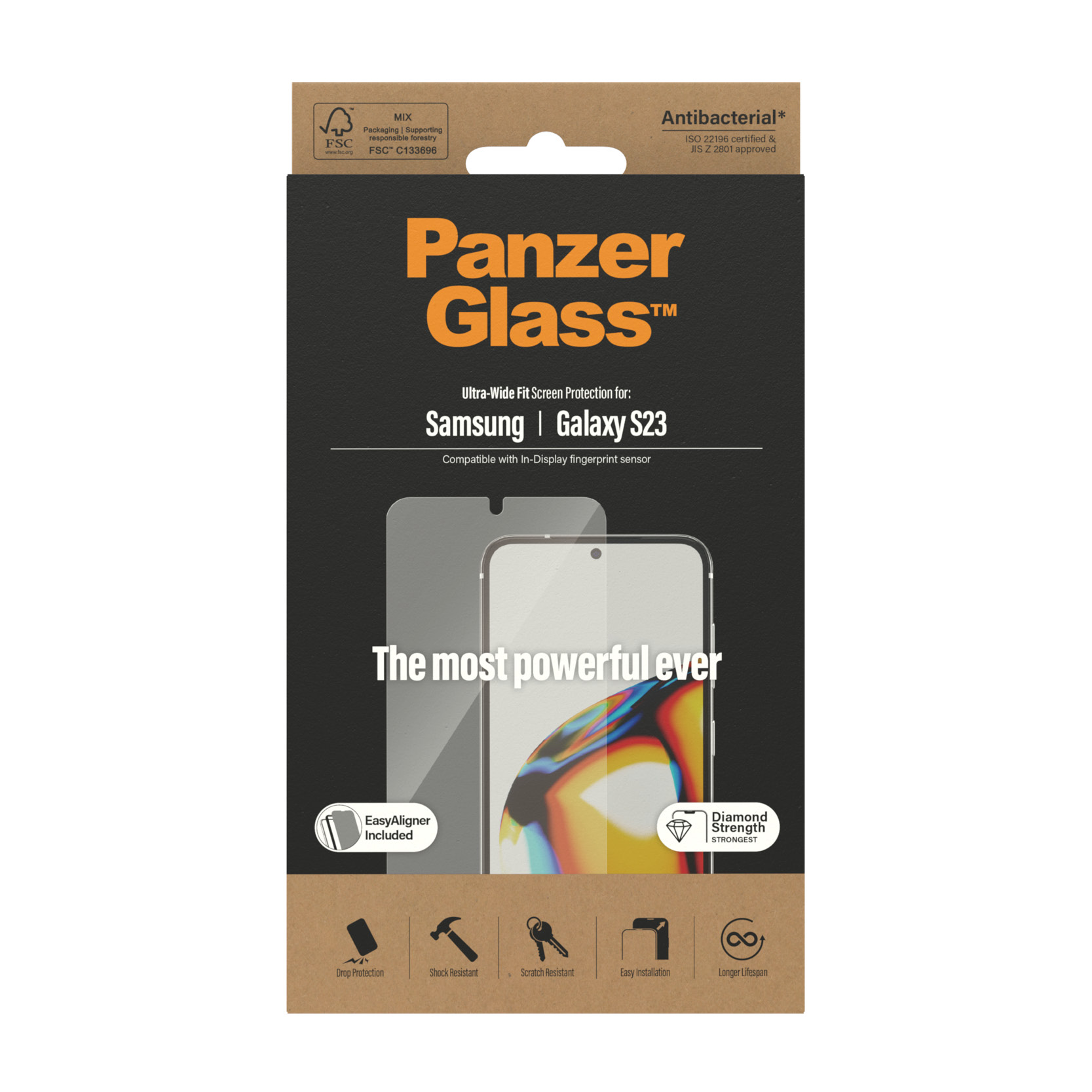 PanzerGlass szk�o hartowane Ultra-Wide Fit Samsung Galaxy S23