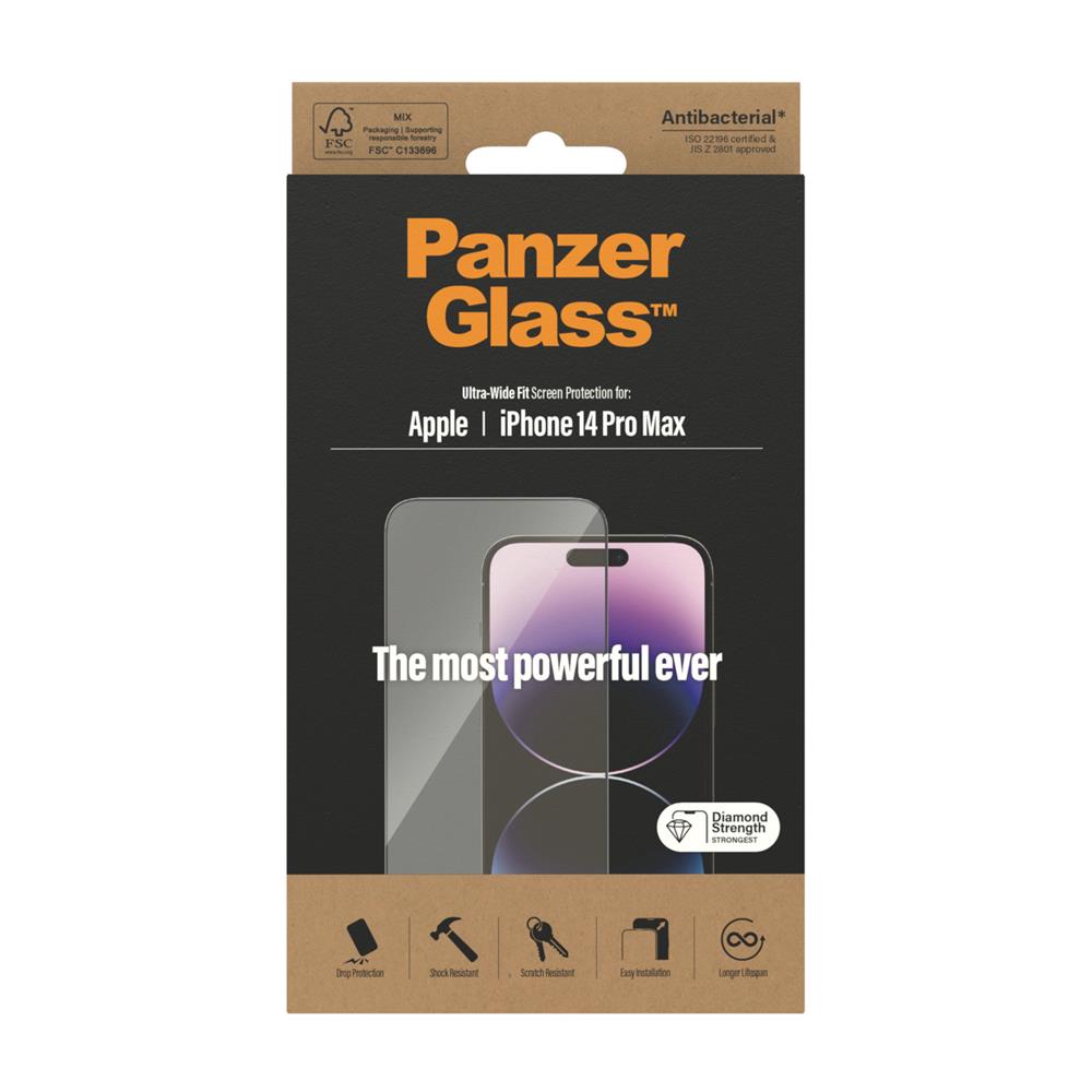 PanzerGlass szk�o hartowane Ultra-Wide Fit Anti-blue Apple iPhone 14 Pro Max / 3