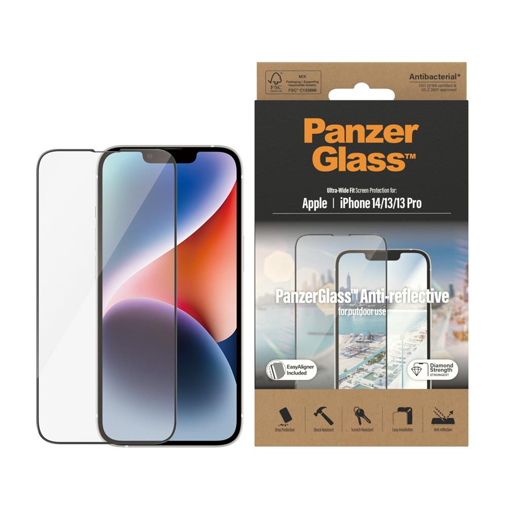 PanzerGlass szk�o hartowane Ultra-Wide Fit Anti-Reflective z aplikatorem Apple iPhone 14 / 2