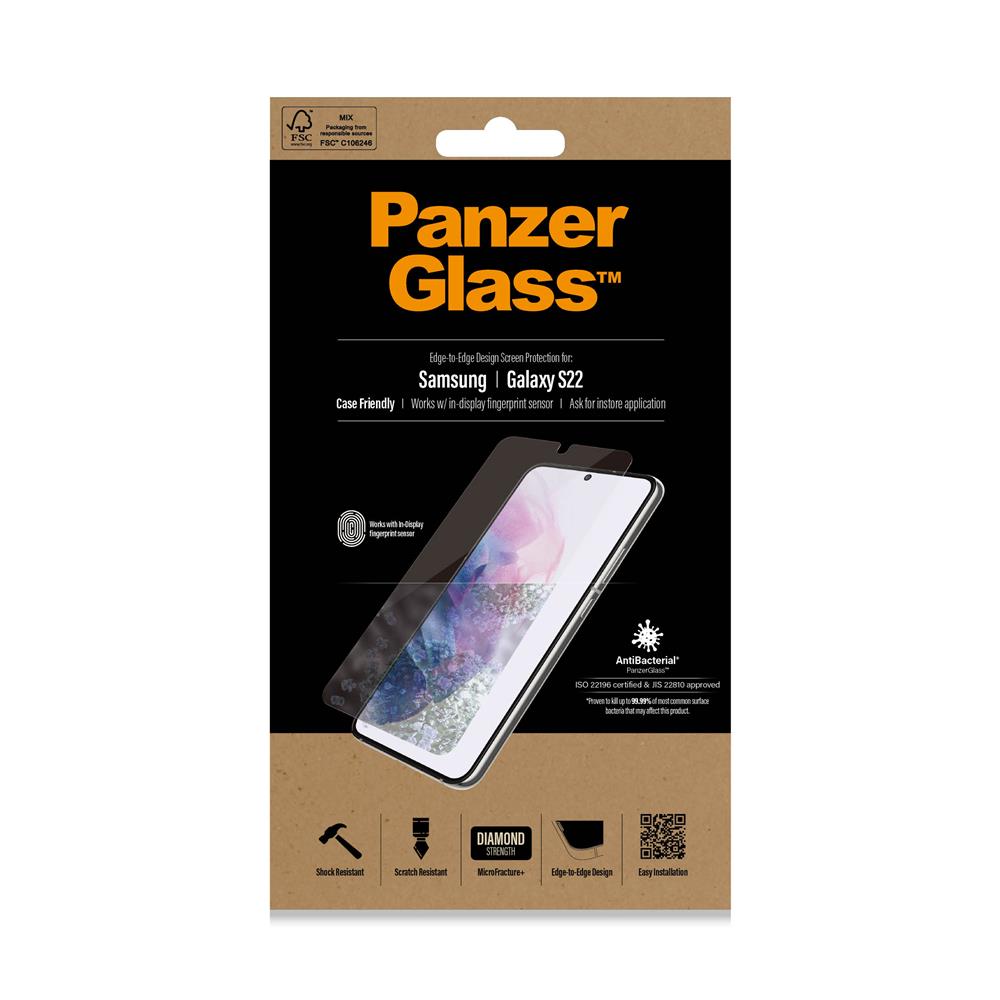 PanzerGlass szko hartowane Ultra-Wide Fit Fingerprint Samsung Galaxy S22 5G / 2