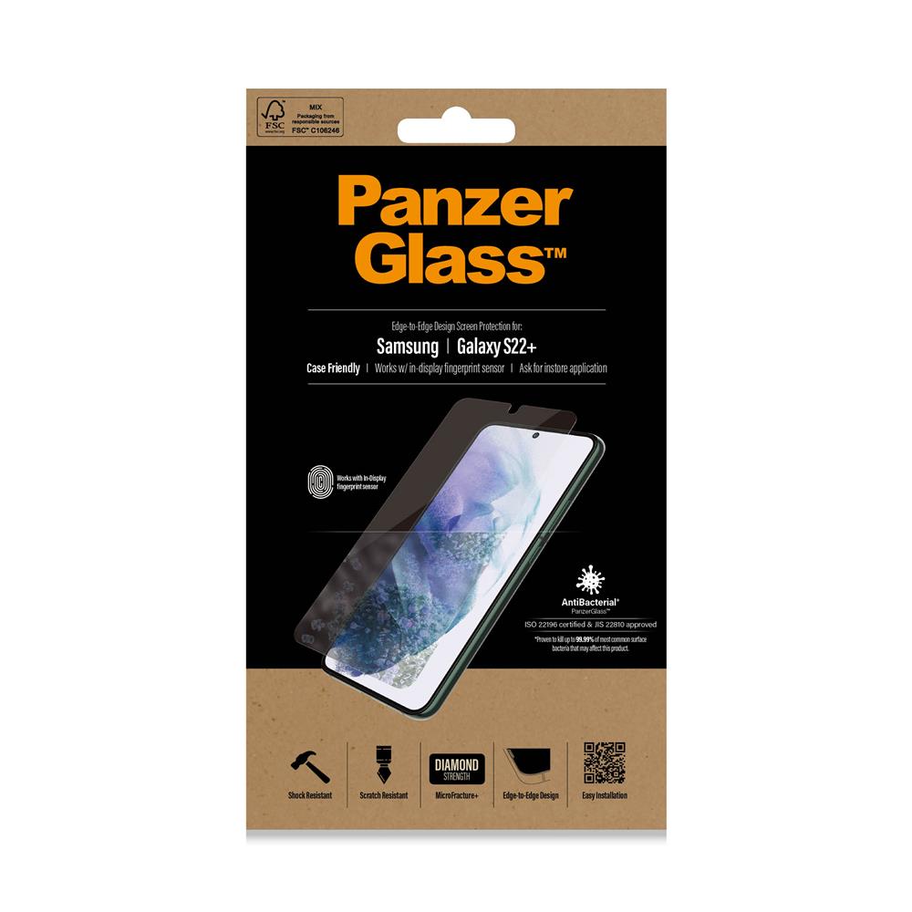 PanzerGlass szko hartowane Ultra-Wide Fit Fingerprint Samsung Galaxy S22 Plus 5G / 2
