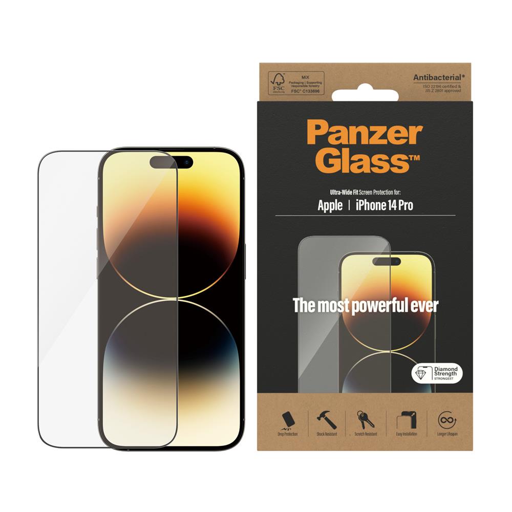 PanzerGlass szko hartowane Ultra-Wide Fit Privacy Apple iPhone 14 Pro / 2
