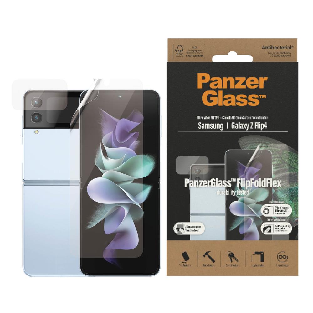 PanzerGlass szk�o hartowane Ultra-Wide Fit Zestaw Samsung Galaxy Z Flip 4 5G / 2
