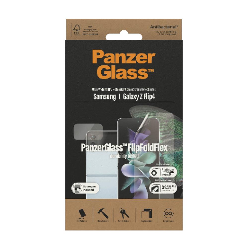 PanzerGlass szko hartowane Ultra-Wide Fit Zestaw Samsung Galaxy Z Flip 4 5G / 3